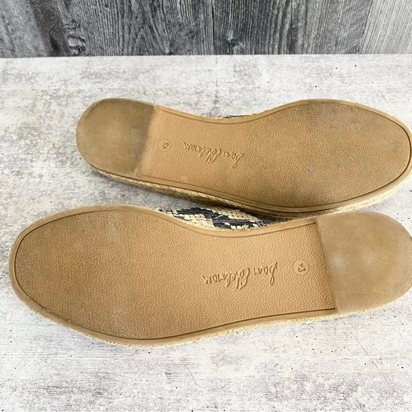 SAM EDELMAN Natty Snakeskin Print Espadrille Slide Sandals - Picture 12 of 12